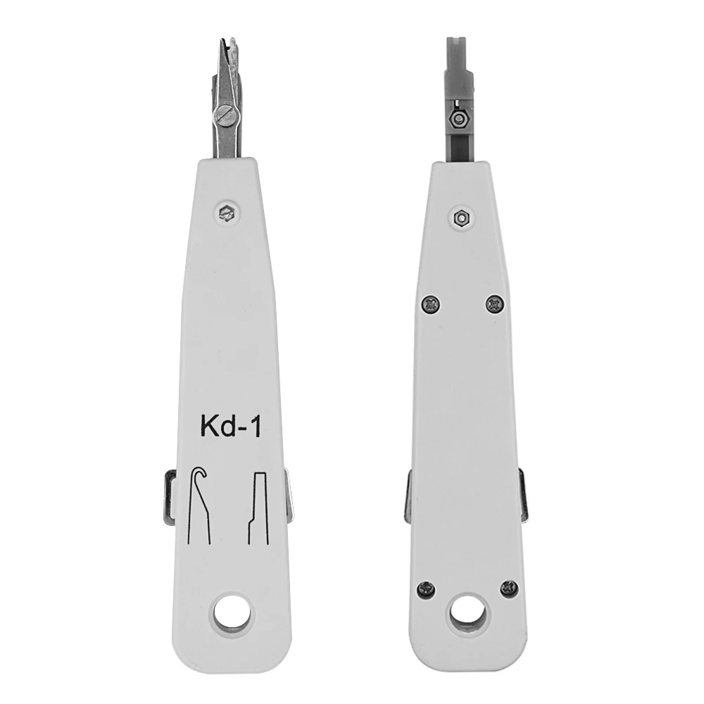 Leading-For RJ11 RJ12 RJ45 Cat5 KD-1 Network Cable Wire Cut Tool Punch Down Impact Tool