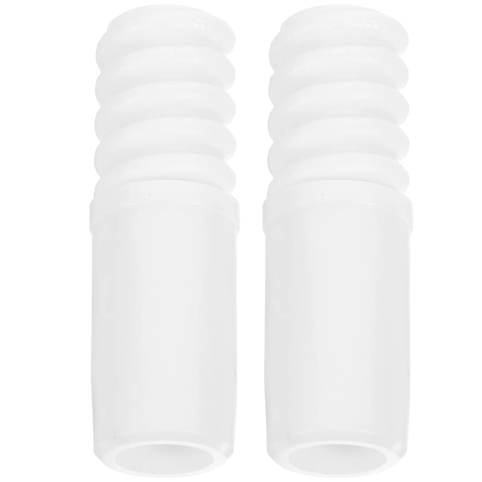 

2pcs Threaded Connector Broom Tip Replacement Handle Adapter Extension Rod Durable Plastic Versatile Diameter Easy Installation