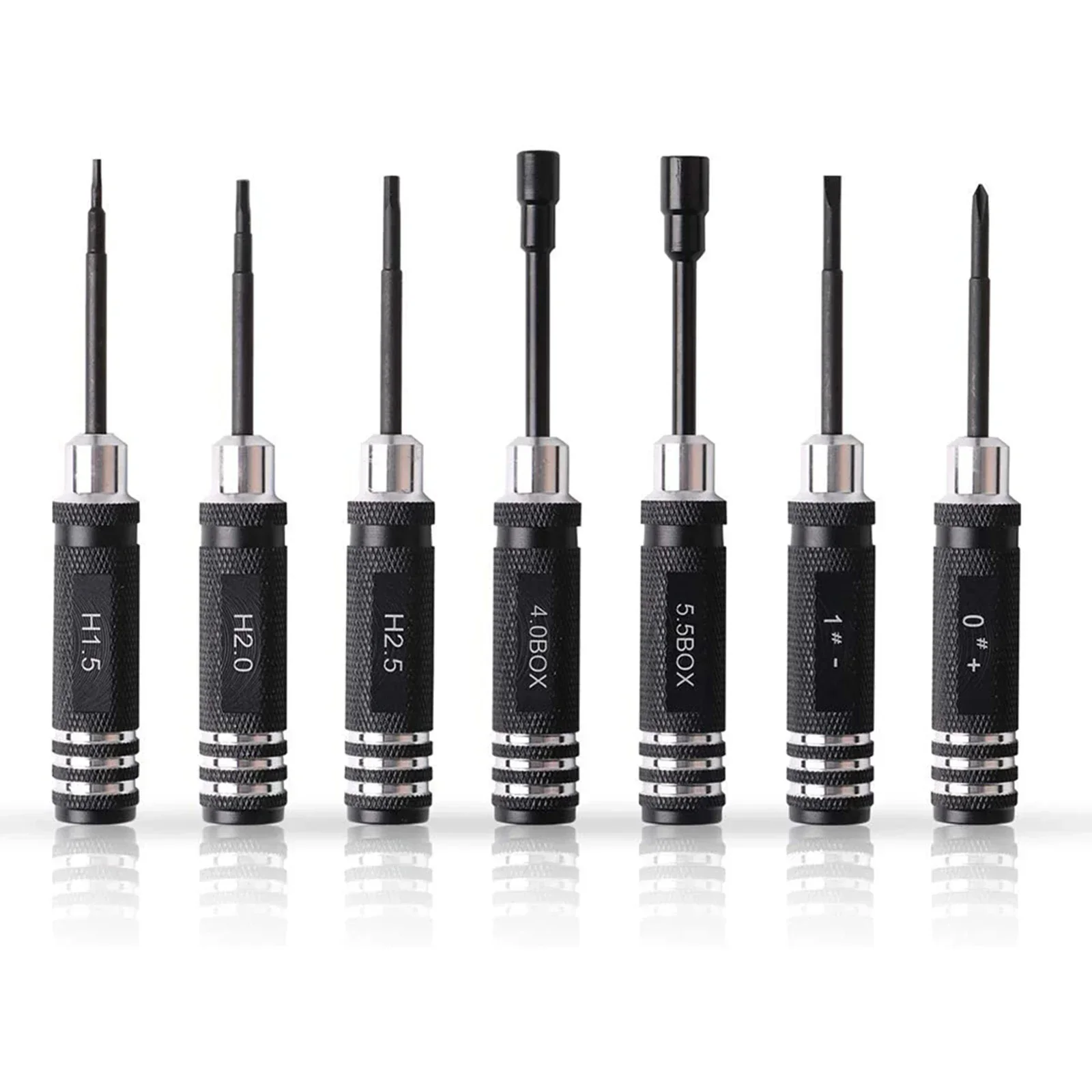 7 pcs Steel Screwdriver Set RC Tool Kit for RC Model Car Helicopter