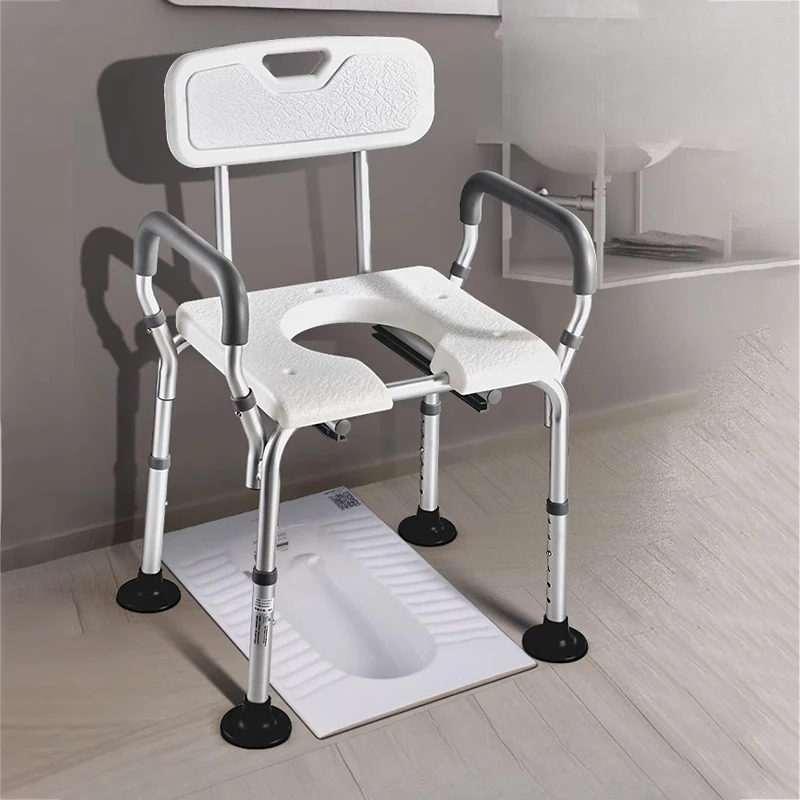 Complete Fold Toilet Stool Storage Bathroom Chairs Chaise Toilette Collapsible Mobile Comfortable Hanger Footrest Chaise Foot