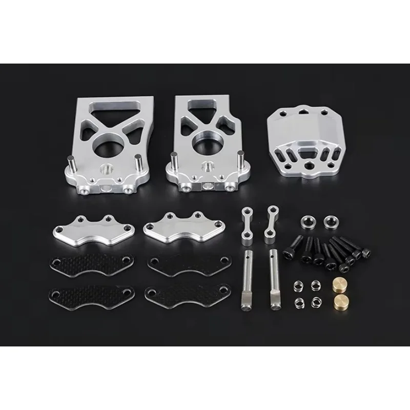 CNC Aluminum Center Quick Change Differential Mount and Cover Kit for LOSI 5IVE-T Rovan LT Truck