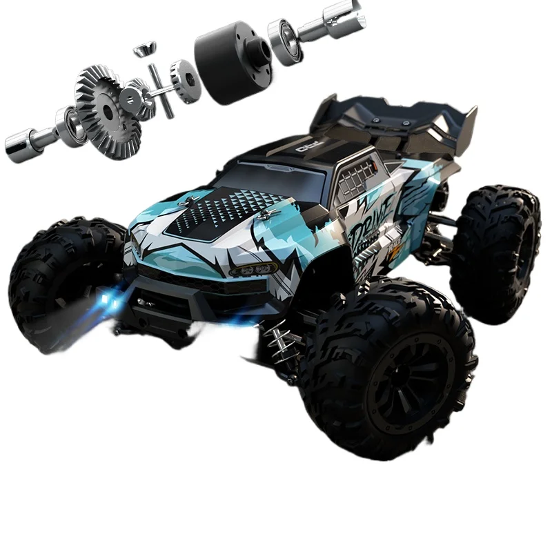 1:16 RC Car Off-Road 4WD High Speed Monster RC Truck Climbing electronic Vehicle With led light Boys Toy usb charge
