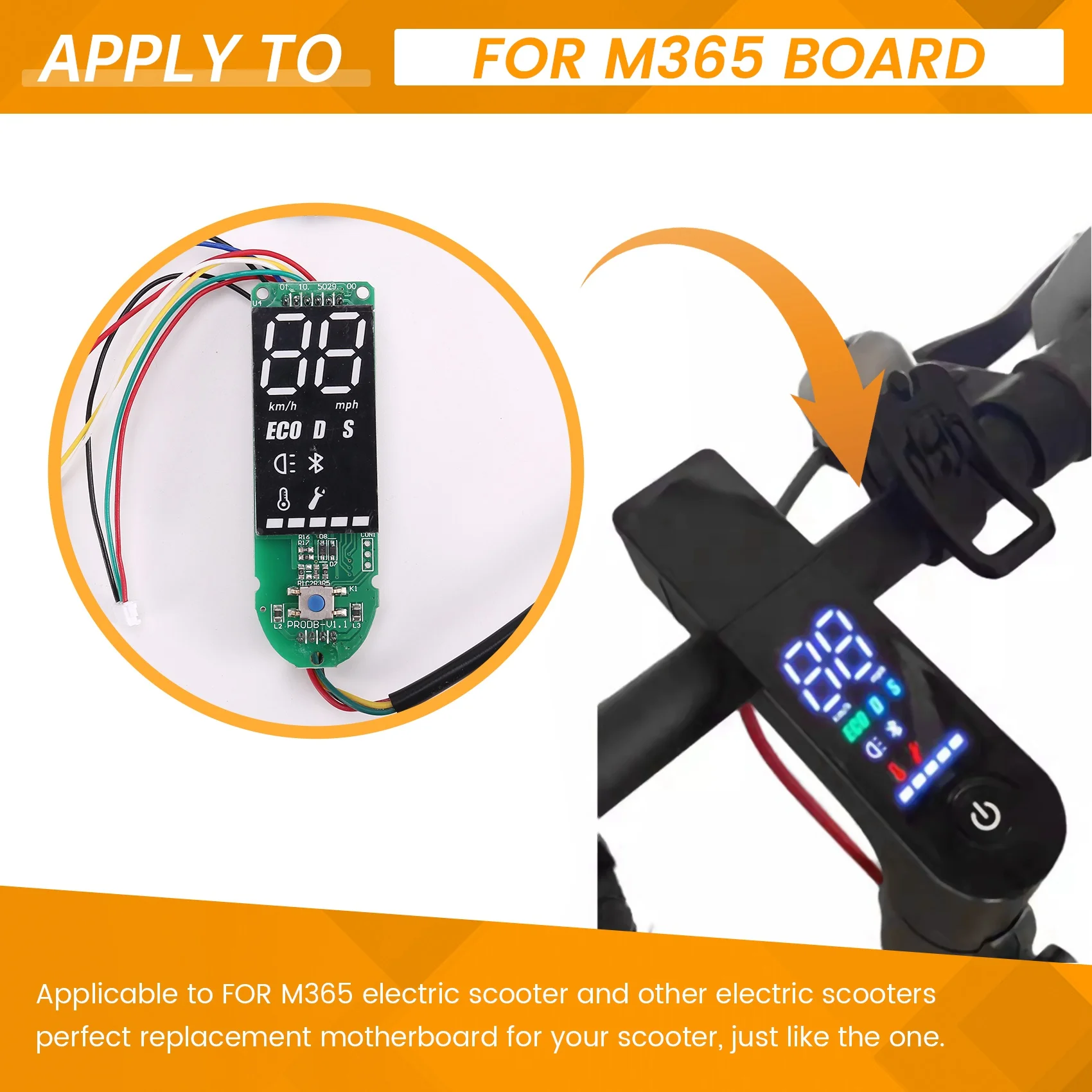 

Контроллер материнской платы электросамоката CGDS с блоком питания, цифровым дисплеем BT, акселерометром и передним фонарем для M365 PRO (запчасть)