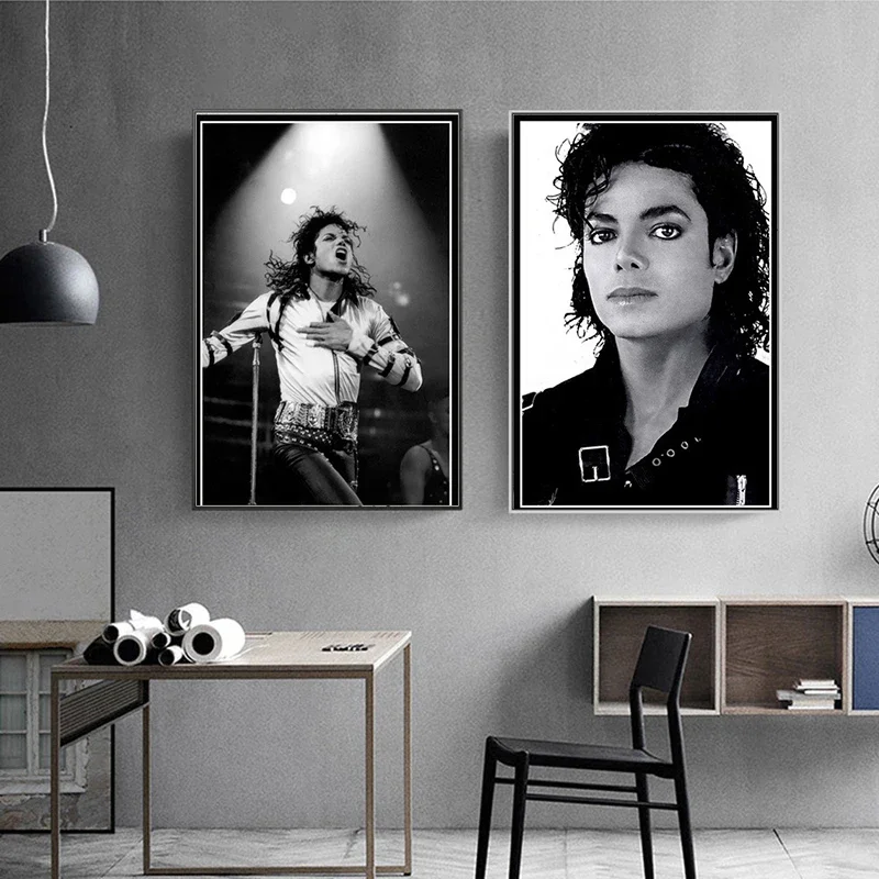 Michael Jackson Rip Musician King Star Canvas Painting Posters and Prints Wall Art Picture Nordic Decoration Home Decor Quadro