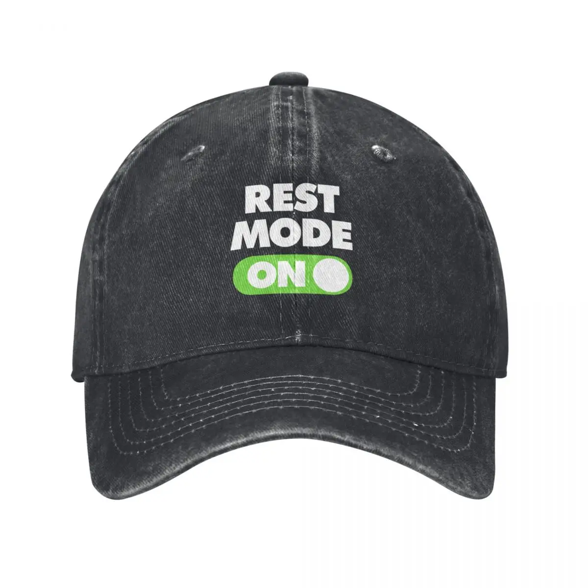 Rest Mode ON Funny Saying Baseball Cap Horse Hat Anime party Hat cute Women Hats Men's