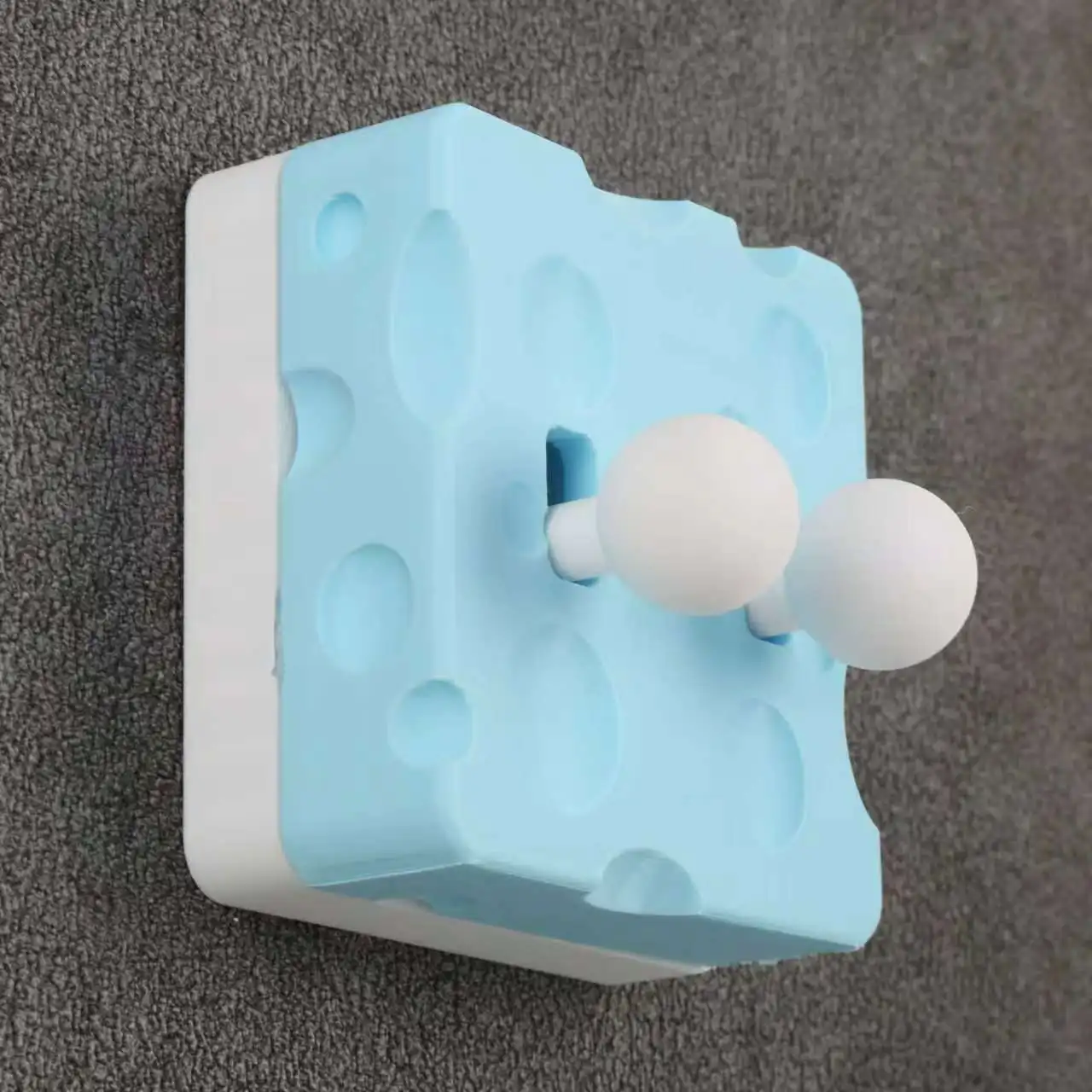 Cross‑border Creative Cheese Shaped Light Switch Cover Fun Cartoon Wall Switch Decor Frame Bedroom Wall Decor