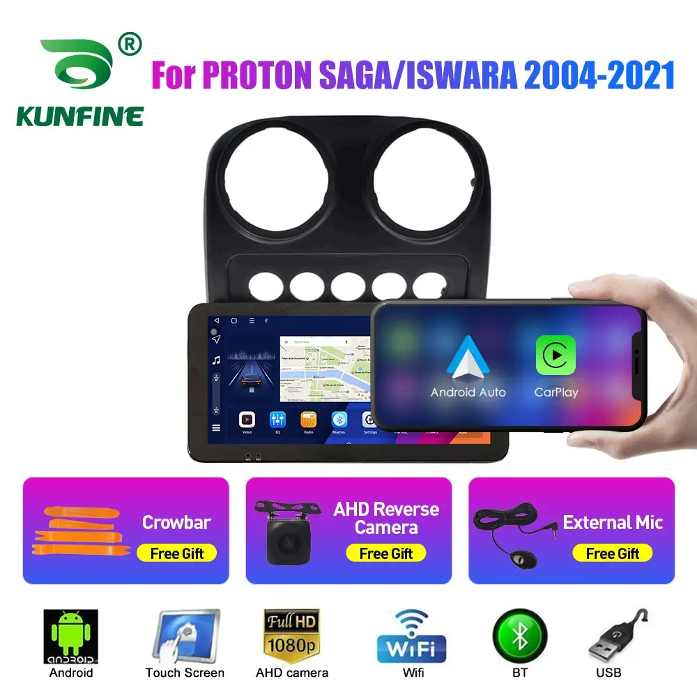 2Din Android Car Radio For PROTON SAGA ISWARA 04-21 Multimedia Video Player GPS Navigation Stereo Audio Head Unit Carplay 4G Wif