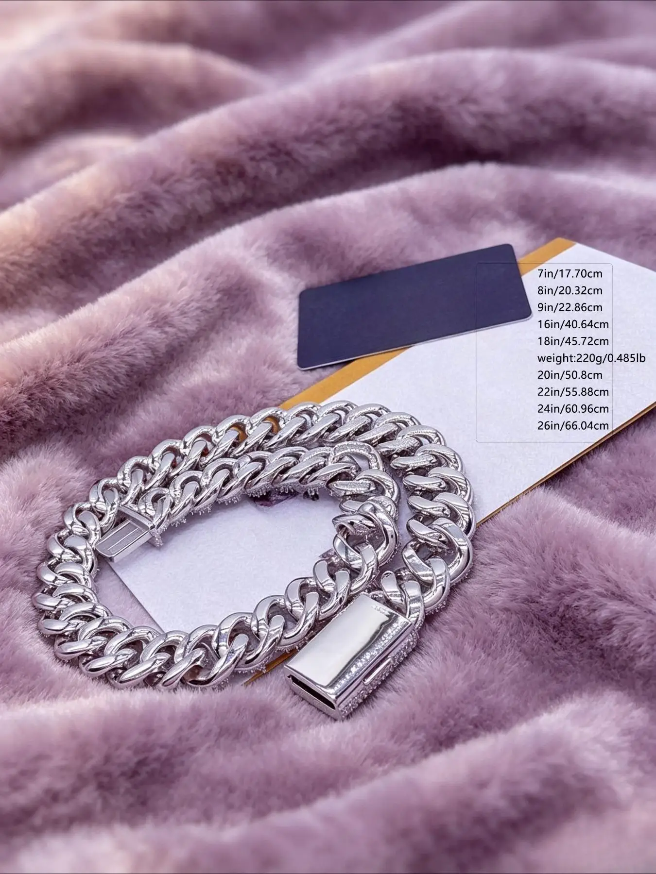18Mm Personalized Trend Heavy Industry Cuban Jewelry, Multi-specification Size Selection, Diamond-set Dual Craftsmanship,