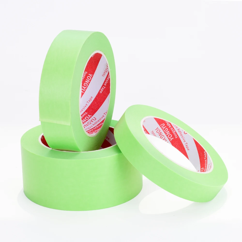 

Green Weak Adhesive Masking Tape Washi Material Specifically Designed For Art Students Watercolor Painting Split Line