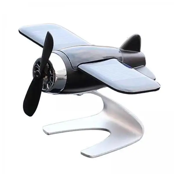 Essential Oil Car Fragrance Diffuser Solar Airplane Design Air Freshener Unique Scent for Car Interior