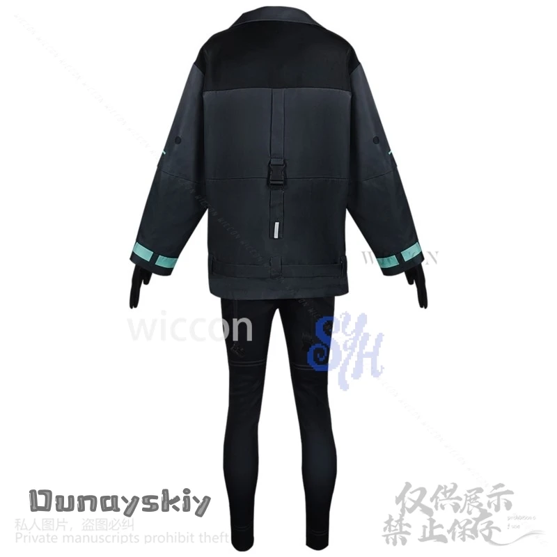 أنيمي Synduality تأثيري نوير زي الشرير معطف أسود السراويل Y2K الفتيات موضة هالوين عيد الميلاد كرنفال حفلة كوس تمويه #3