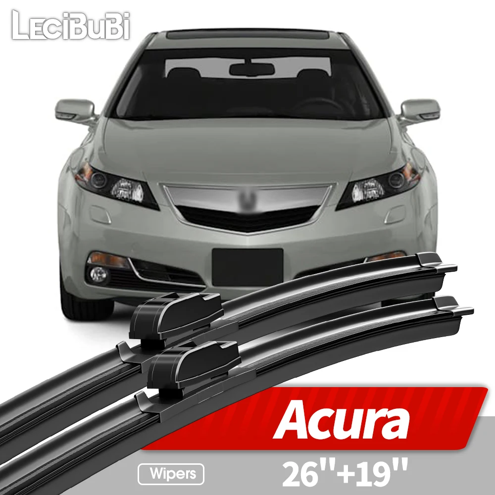 26"+19" Para Acura TL 2003-2014 ZDX 2010-2013 ILX RLX 2013-2018 Escobillas Limpiaparabrisas Delanteras Accesorios para Ventanas