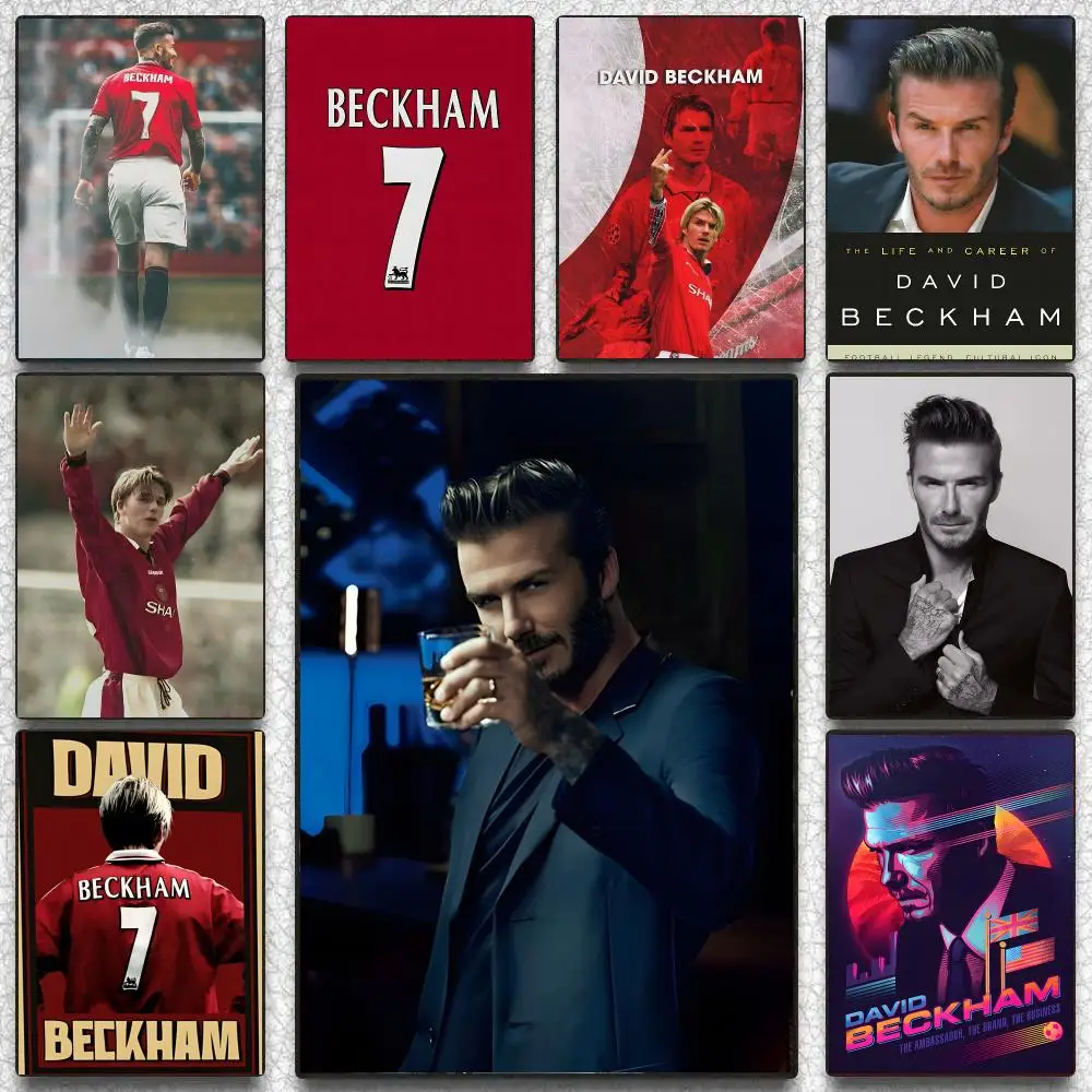 Stars Sir D-David Knight Bachelor Beckham Poster Painting Prints Wall Art Picture Film Room Home Bar Cafe Decor Mural