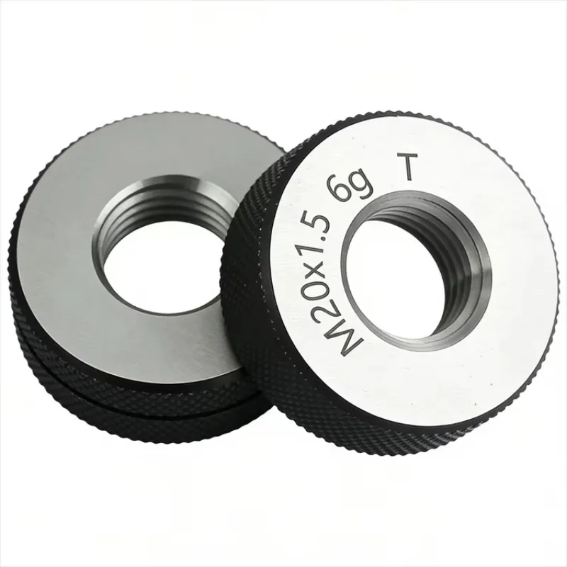 ANSI B1.2 DIN ISO 1502 RNH Brand GCr15 Material 0.001mm Accuracy 7Pcs Thread Ring Gauge Set Go&No-Go of Different Sizes