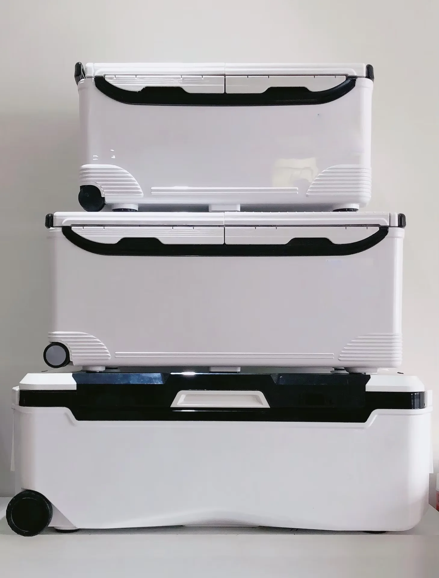 10-85L Fishing Cooler Box Outdoor 48 Hour Cooling Insulated Case Tackle Box Safe with Handle Multifunctional for Angler Supplies