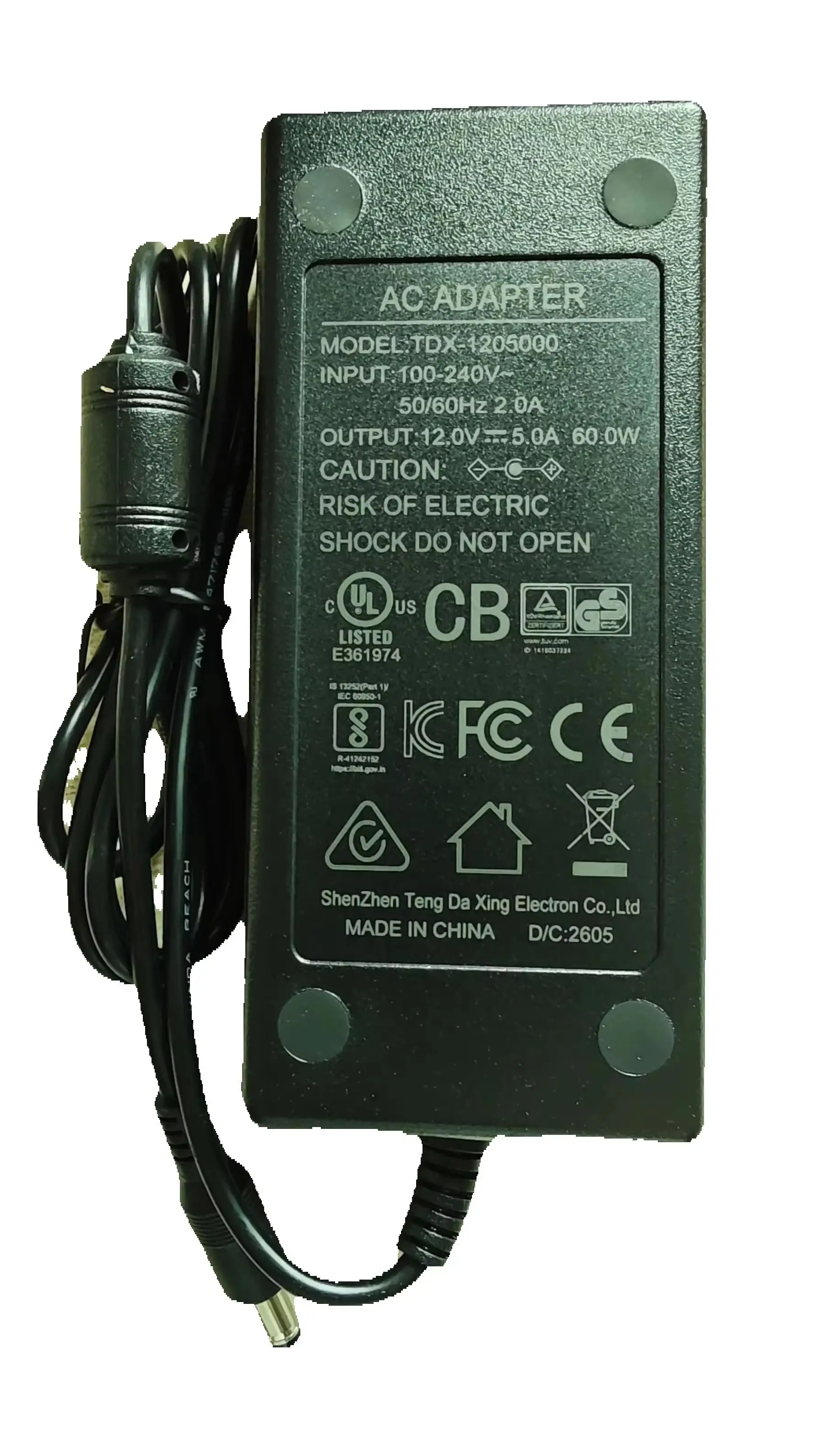 Адаптер питания для мини-ПК EGLOBAL, TDX-1205000