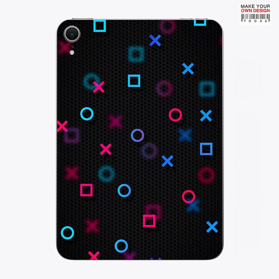 For iPad Pro 13 11 M4 Pro 12.9 2018 mini 6 7  Full Cover Colorful Back Film Covers Decal Skin Protector Sticker