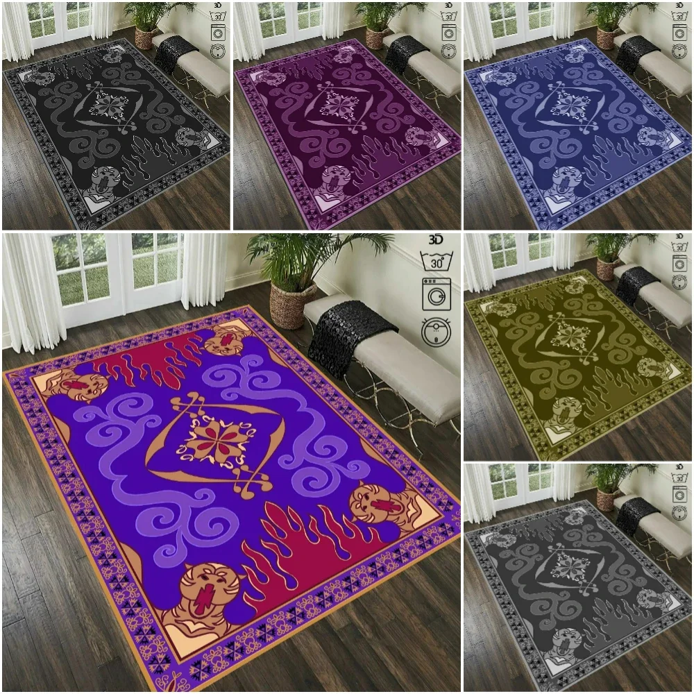 Aladdin Magic Rug Flying Carpet Living Room and Bedroom Decor Stylish Kitchen Floor Mat Coffee Table Mat Doormat Easter
