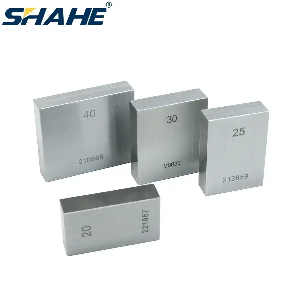 SHAHE Precyzyjny miernik blokowy Miernik blokowy Stalowy kwadratowy miernik Miernik noniuszowy Mikrometr 15 mm, 20 mm, 25 mm, 30 mm, 50 mm