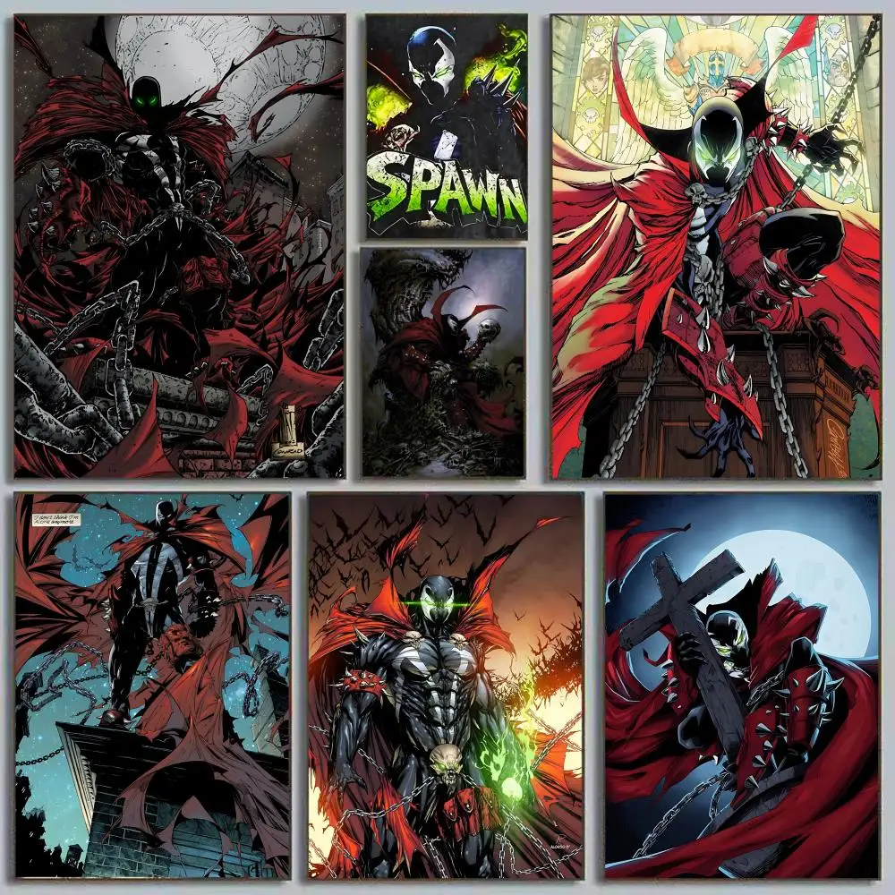 S-Spawn Anime Poster Home decor HD sticky wall waterproof home living room bedroom bar decoration