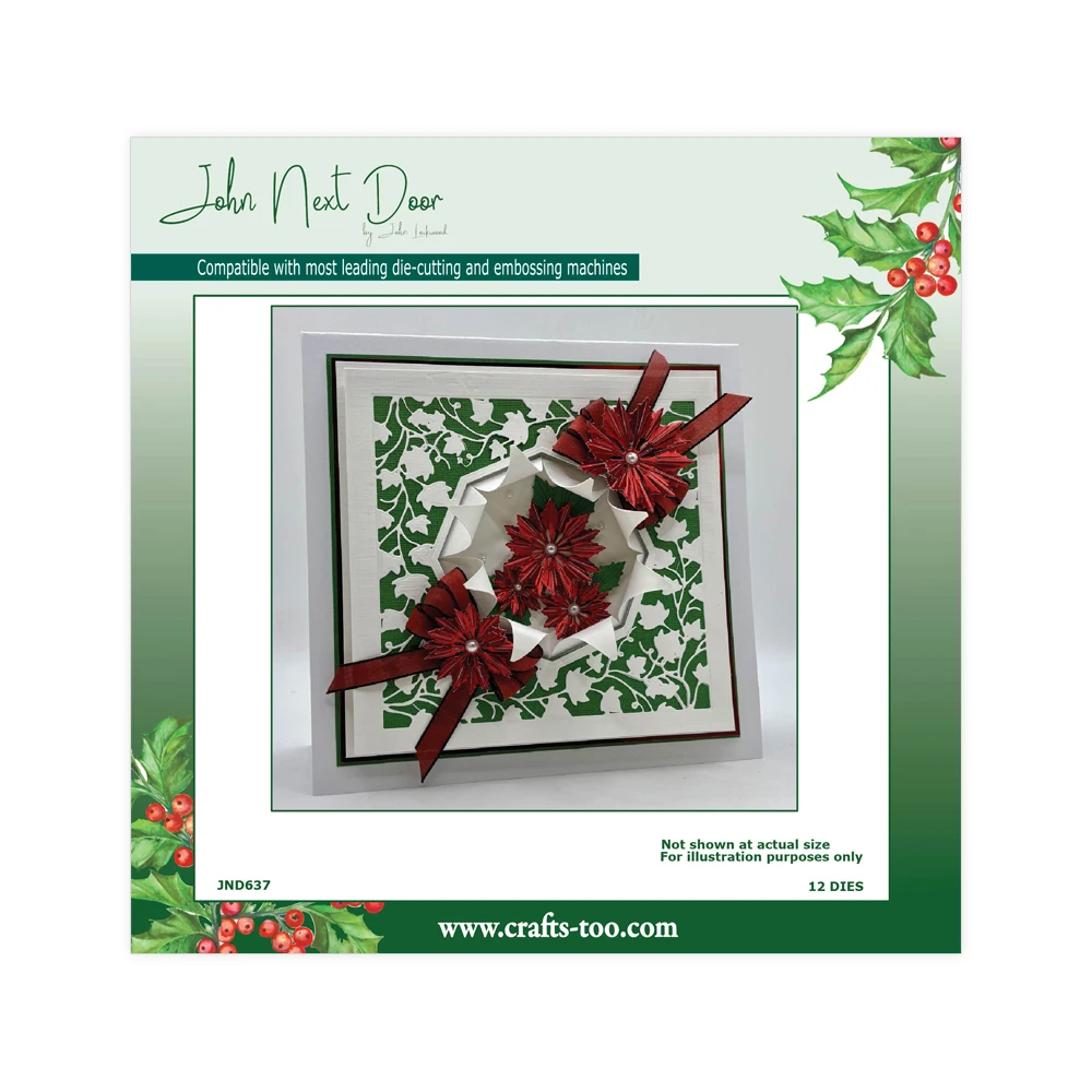 John Chocolate Deer Penguin Swirl Joy Duo Meggies Baumkugel Muschel-Quadrat-Stanzformen DIY Handgemachtes Scrapbook Oktober 2026 – Detail 13