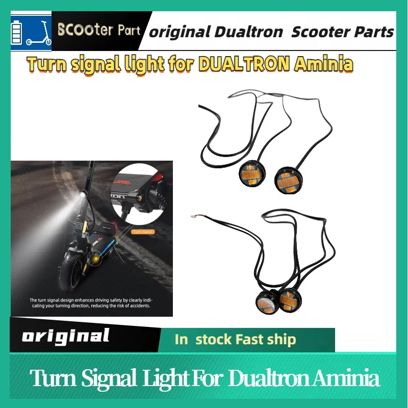 Dualtron Original Aminia Scooter Turn Signal Kit - Front And Rear Light Assembly for Aminia Scooter