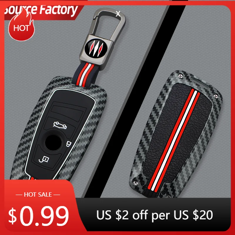 

Car Stickers Zinc Alloy Car Key Case Cover Key Bag For Bmw F20 F30 G20 f31 F34 F10 G30 F11 X3 F25 X4 I3 M3 M4 1 3 5 Series
