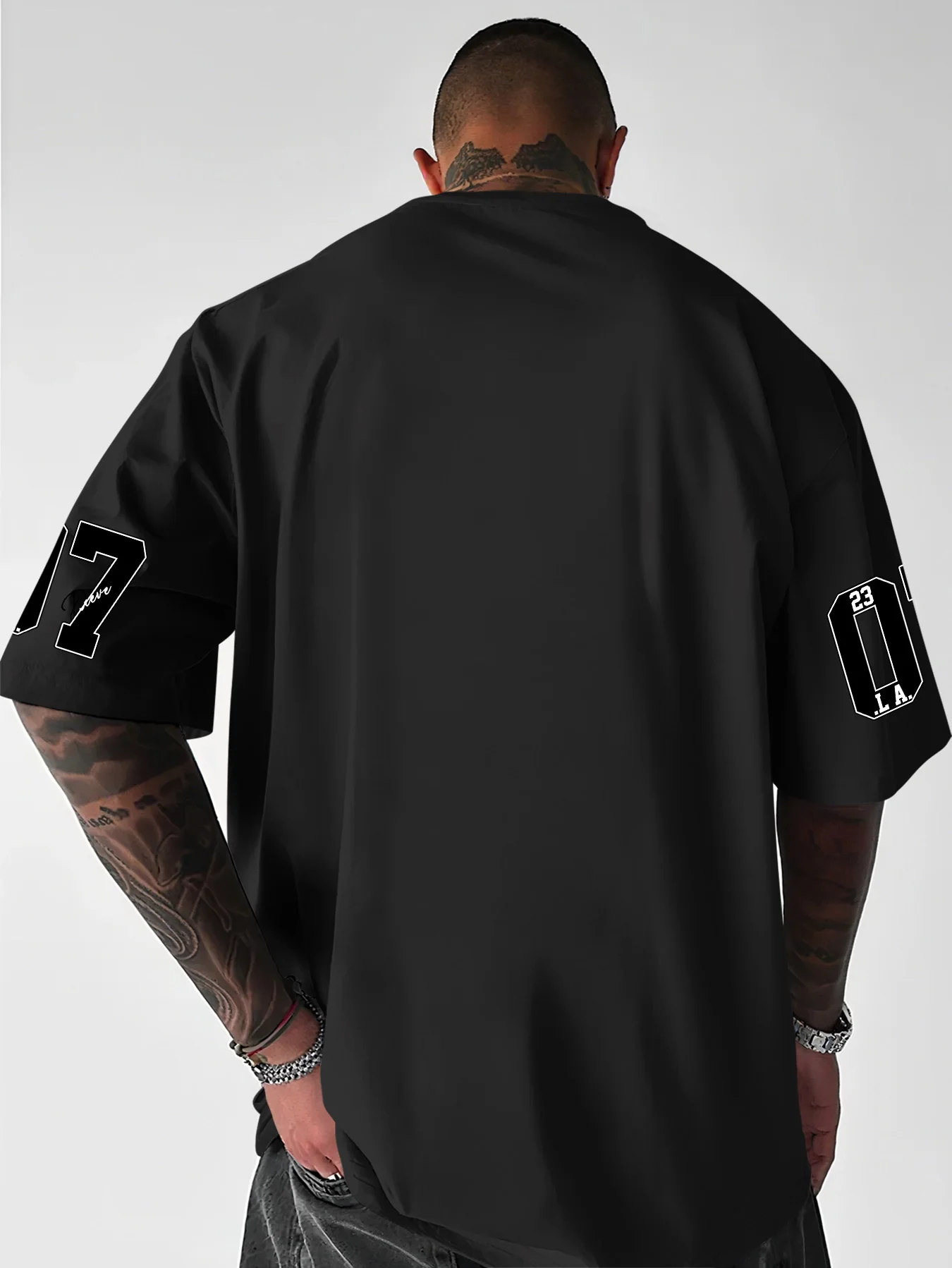 Printed T-shirt for Men New Summer Fashion Los Angeles 07 Vintage Sports Printed Tee Machine Washable S-XXL