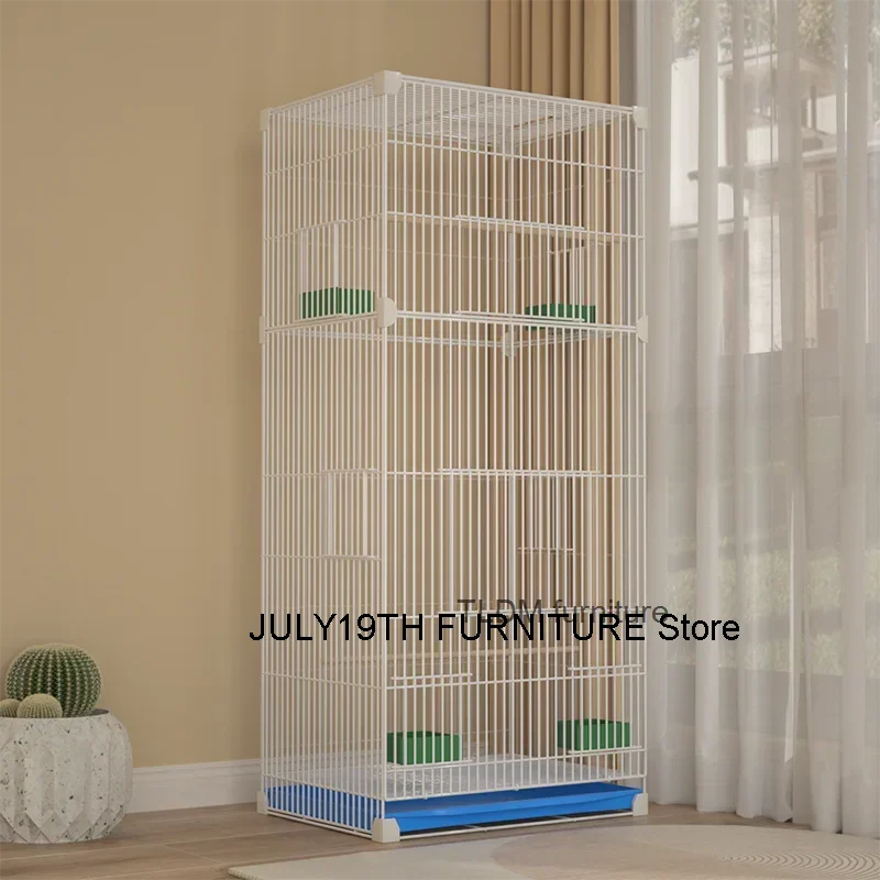 House Big Parrot Bird Cage Hamster Large Speciality Bird Cage Nesting Box Feeder Home Jaula Decorativa Pet Accesories RR50BC