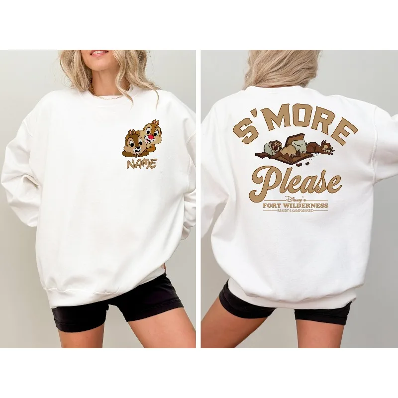 هوديي نسائي من Disney Chip and Dell Magic Kingdom للخريف والشتاء، ملابس شارع عصرية غير رسمية جديدة للرجال والنساء