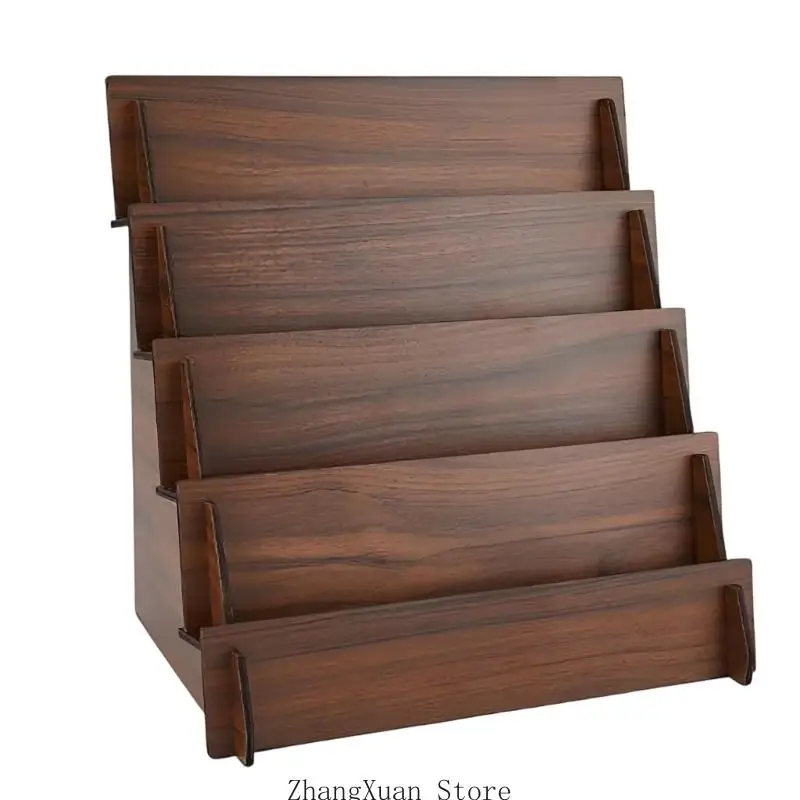 Handgefertigter Treppenhalter aus Holz zum Sammeln von Karten und kleinen Gegenständen 3XUF – Detail 8