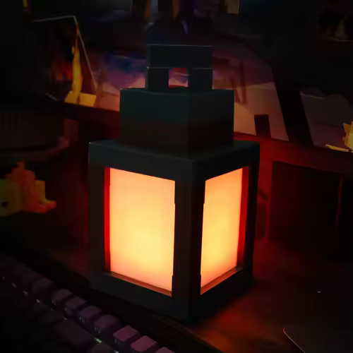 Pixel Style Night Light Portable Lantern Tabletop Ornament 16 Colors Lantern DIY Interior Decoration Festival Atmosphere Light - Image 6