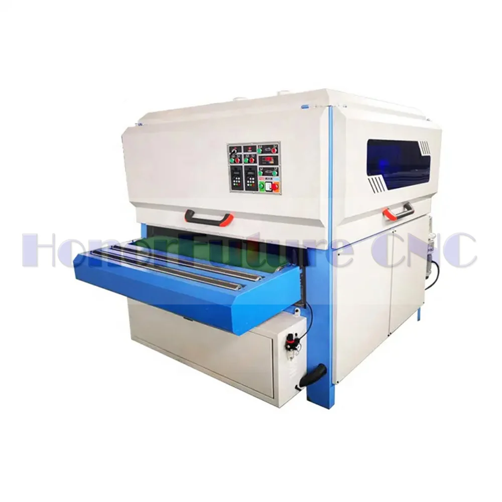 Woodworking Machine Profile Engraved Panel Automatic Brush Sanding Polishing Machine