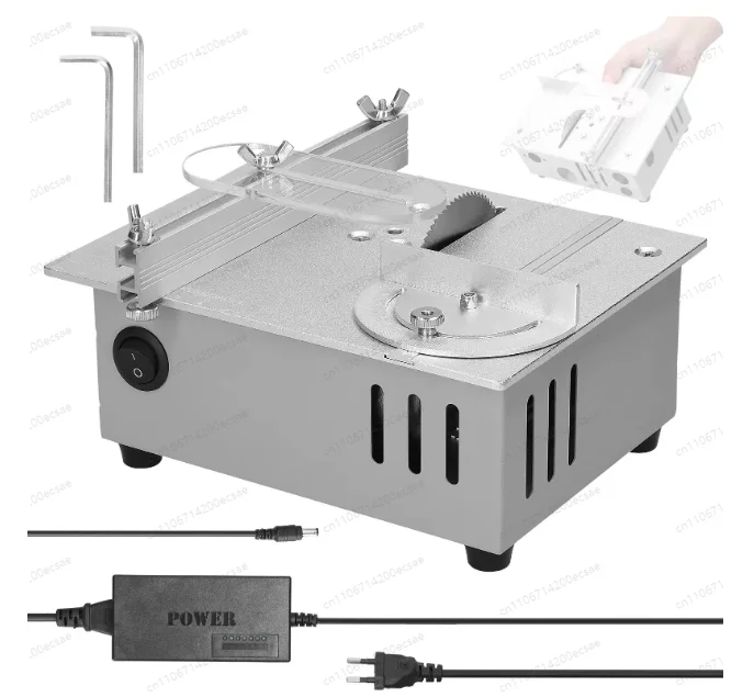 110-220V Mini Table Saw Adjustable Cutting Wood Metal Cutter