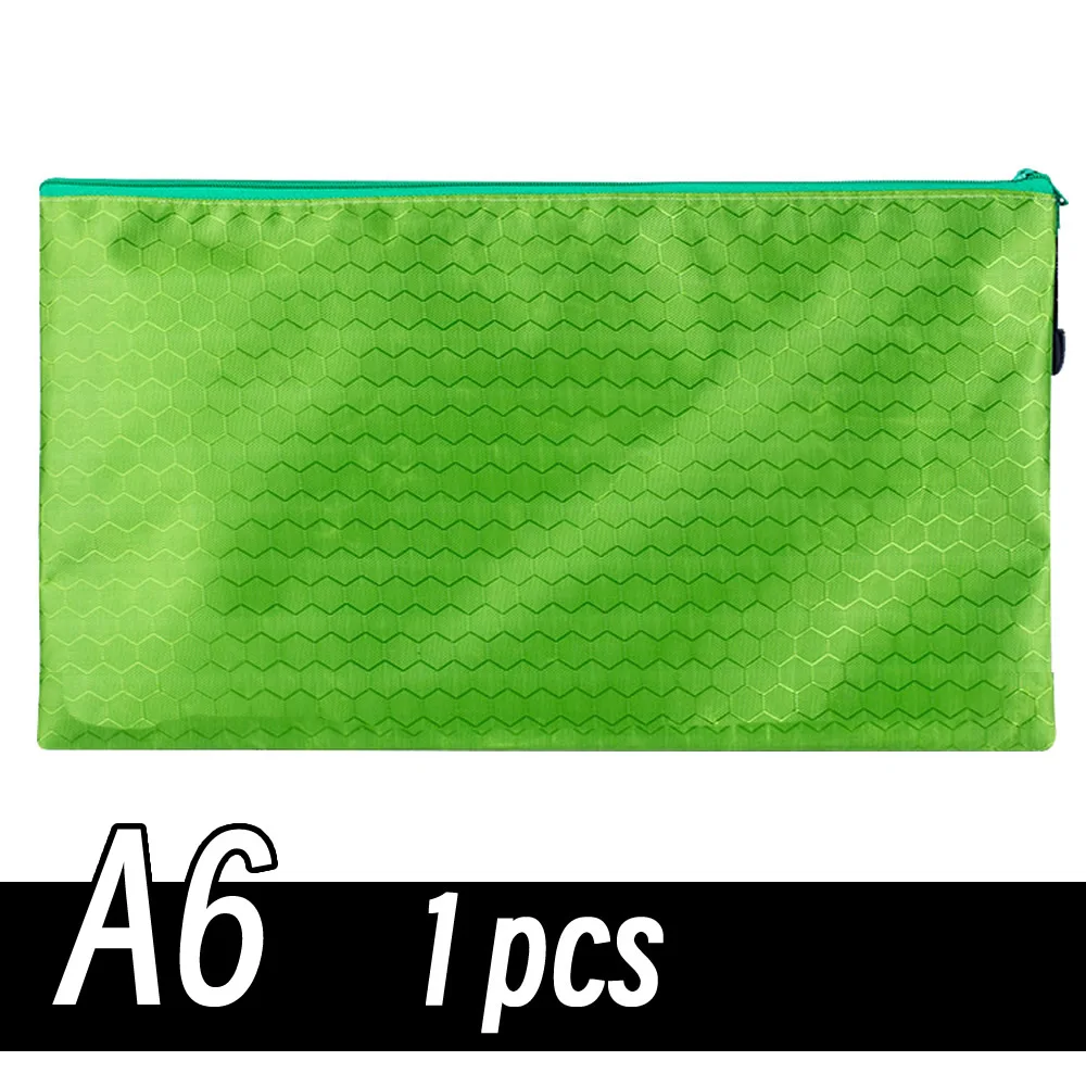 A4/A6 Bleistift Tasche Mäppchen Dokument Puzzle Tasche Wasserdichte Zip Datei Ordner Bleistift Fall Lagerung Taschen Schule Büro liefert