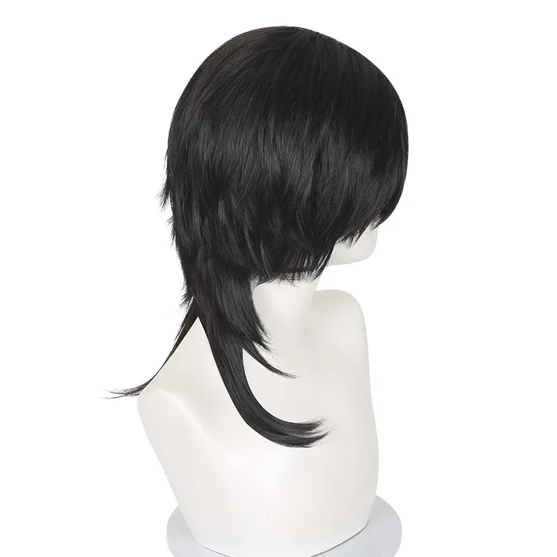 Der jugendliche Wolfsschwanz des schwarzen Bären: Eine neutrale schwarze Perücke aus „The Lost Tomb Chronicles“