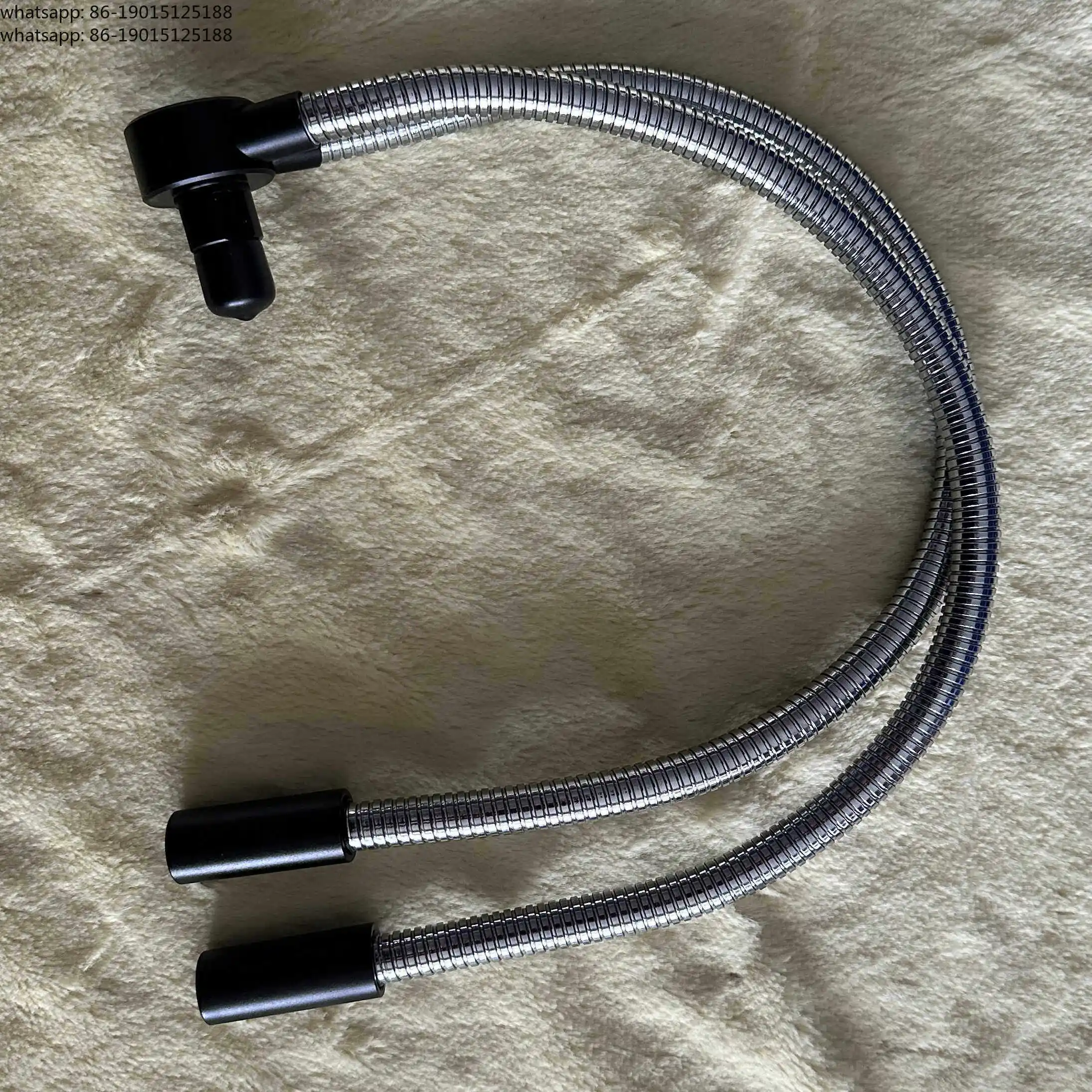 Laboratory light source, double rigid tube adjustable angle glass fiber with condenser