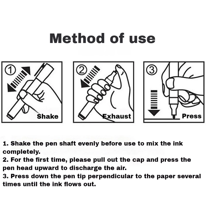 Caneta de pintura para reparo de arranhões de carro, canetas de retoque automático, removedor de arranhões, marcador de pintura de pneu de veículo, caneta diy, acessórios de carro