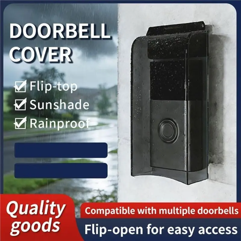 B92B-Waterproof Hood For Keypad Entry System Cover-Heavy Duty Outdoor Door Lock Rain Shield For Gate Access Control