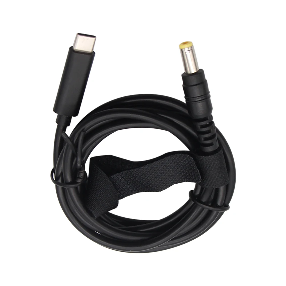 NEW 1.5m USB Type C to DC5525 20V Adapter 65W 3A PD Power Fast Charging Cable for Dell Asus Lenovo Notebook Power Supply Cable