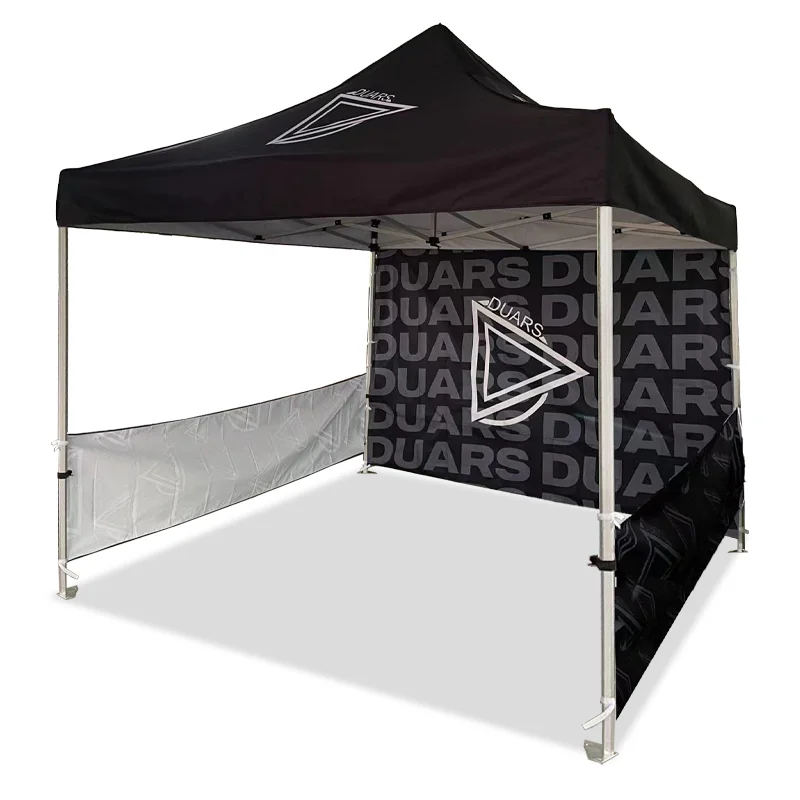 Hot selling：Advertising 10*10ft 3* Pop-Up Steel Frame High End Tent With Waterproof Oxford Fabric Outdoor Polyester for Exhibi