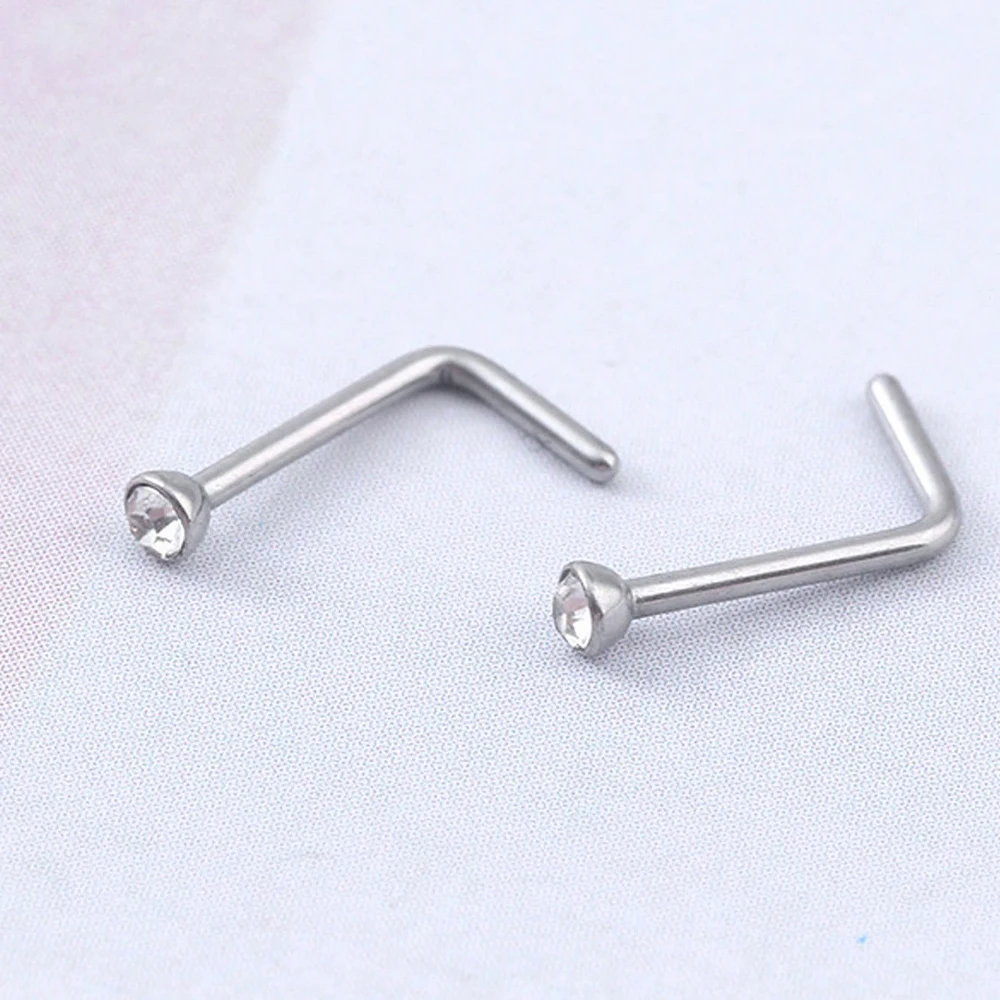 1 Pack Disposable Safe Sterile Piercing Gun With Built-In Nose Studs, Very Safe Self Piercing Gun, Nose Stud Tool