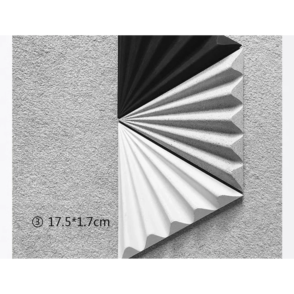Geometric Polygon Cement Wall Brick Mold Silicone Support Home Decoration Concrete Background Customized