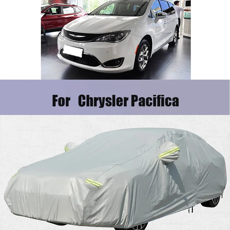 

Outdoor Car Cover Sun Shade Anti-UV Rain Snow Ice Dust Resistant Waterproof MPV Cover For Chrysler Pacifica Car Accessories
