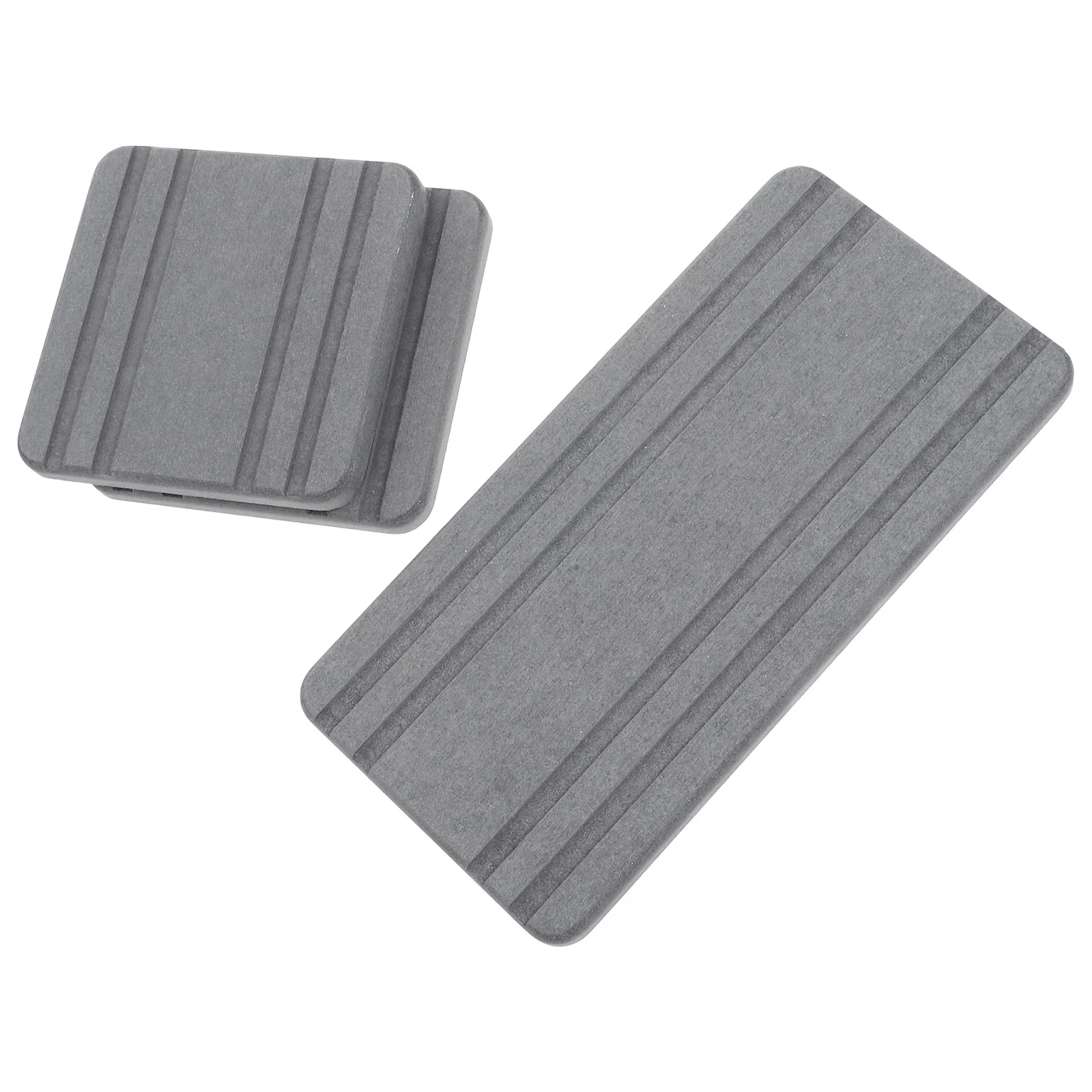 

3 PCS Absorbent Stone Tray Drying Pad Bathroom Coasters with Feet Diatom Mud Kitchen Sponge Holder Sink