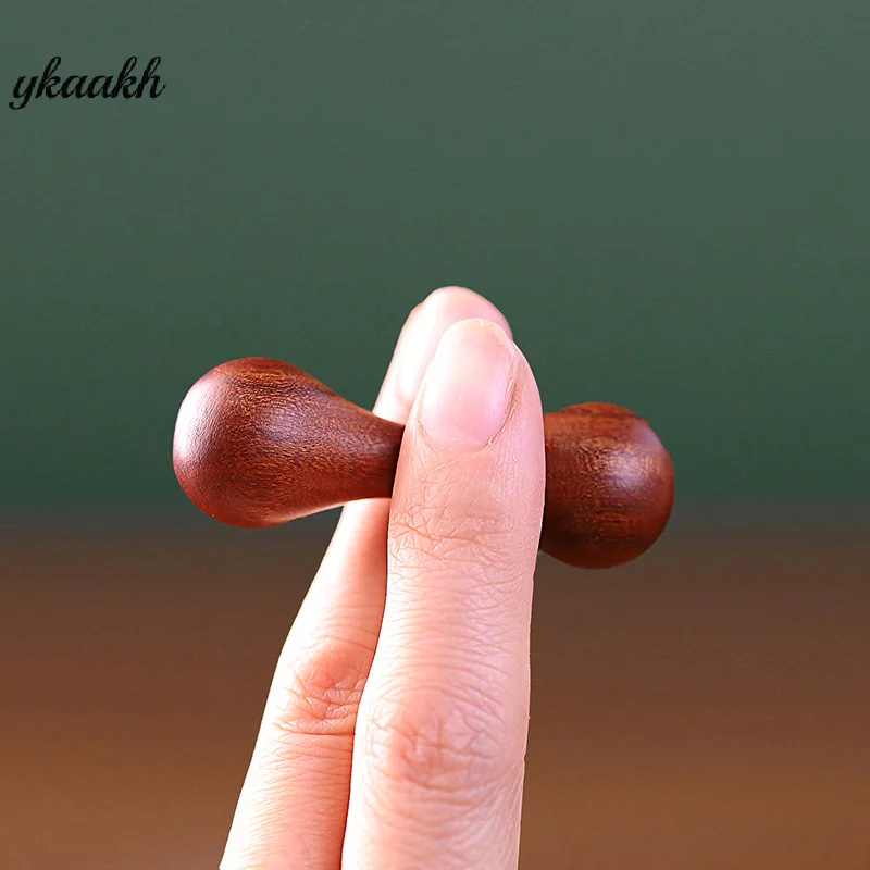 

Knucklebone Sandalwood Fingertip Top Baole Bead Begleri Игрушка Knucklebone Finger Limit EDC Антистресс Аутизм СДВГ Упражнения на палец