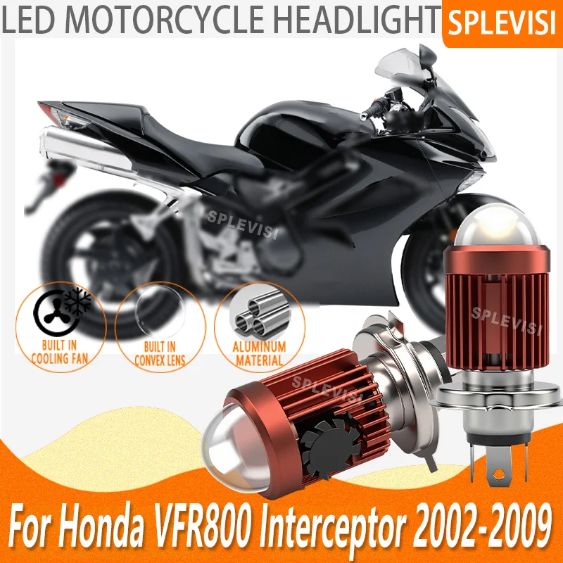 

IP67 Weather-Proof LED Headlight - Ready for Rain or Shine For Honda VFR800 Interceptor 2002 2003 2004 2005 2006 2007 2008 2009