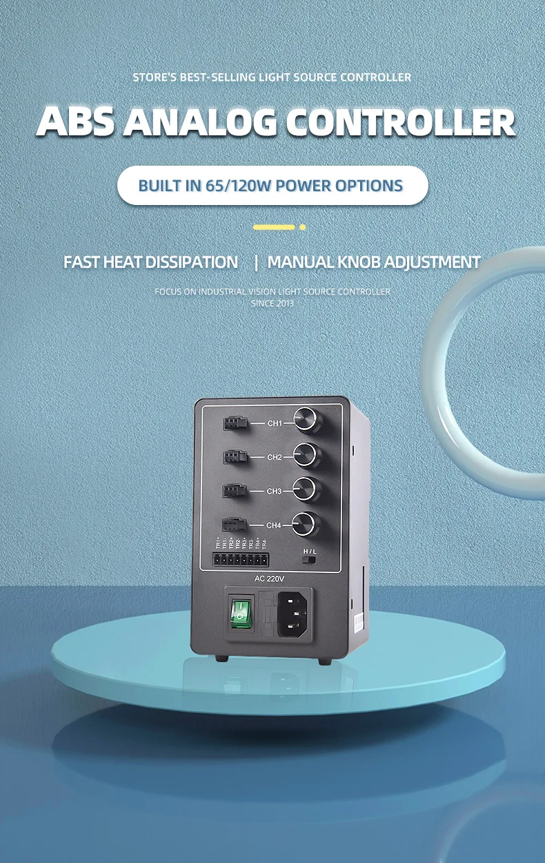 Controlador Analógico Universal Light Source Detection, Dimmmer Especial para Visão de Máquina, 120W