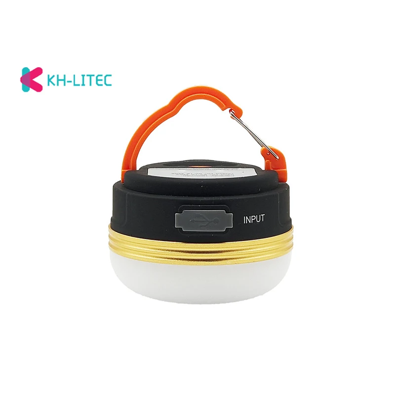 KHLITEC Mini Portable Camping Lights 3W LED Camping Lantern Tents lamp Outdoor Hiking Night Hanging lamp USB Rechargeable