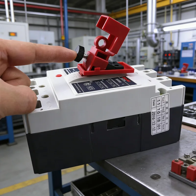 NT-L11 Clamp type circuit breaker lock Industrial electrical open handle lock Loto energy isolation Safety lock